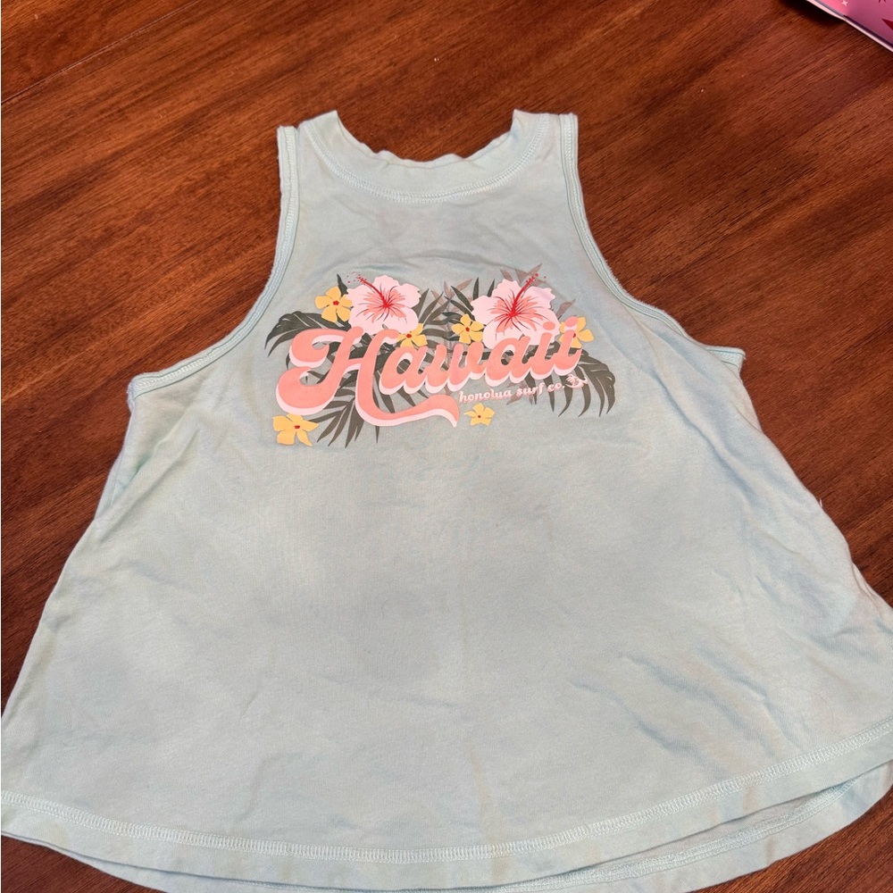 Honolula Surf Co Hawaii Graphic Tank Top